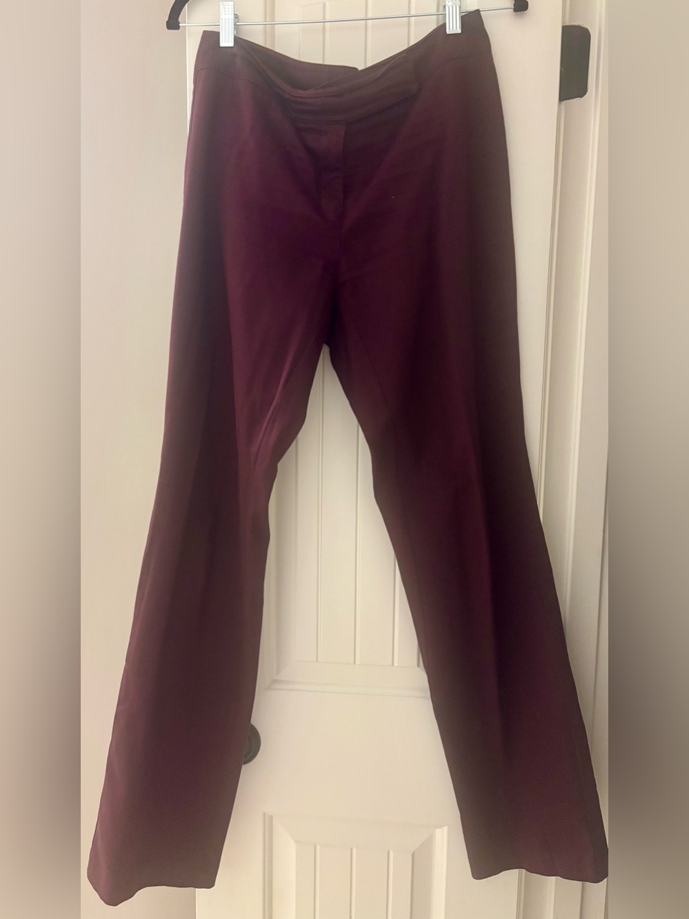 New York & Company Burgundy Chino Pants